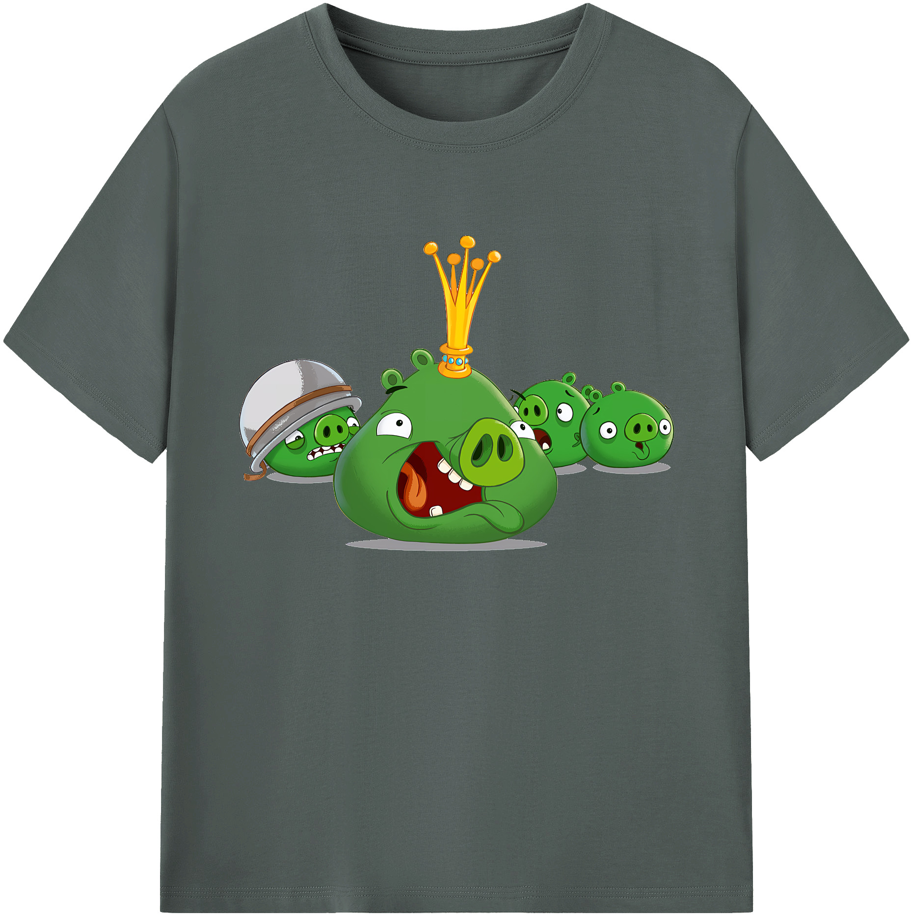 （画像用） Angry Birds アングリーバード 綿100％ メンズ半袖Tシャツ｜肌触りやわらか＆通気性